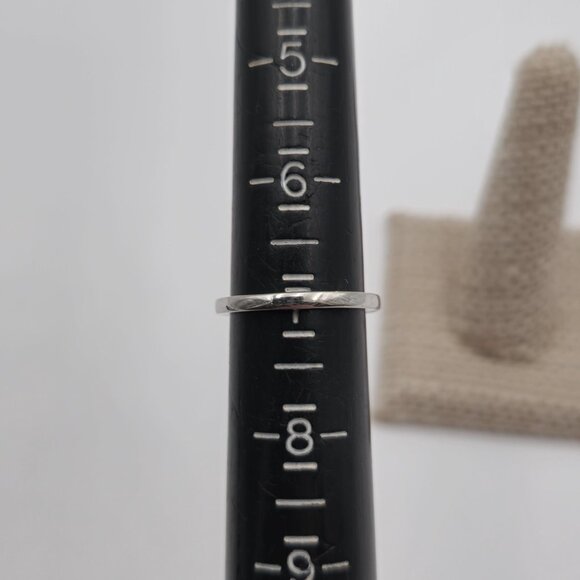 Size 7 Sterling Silver Pink Cubic Zirconia With Topaz Accents Ring A2437 - Picture 7 of 9